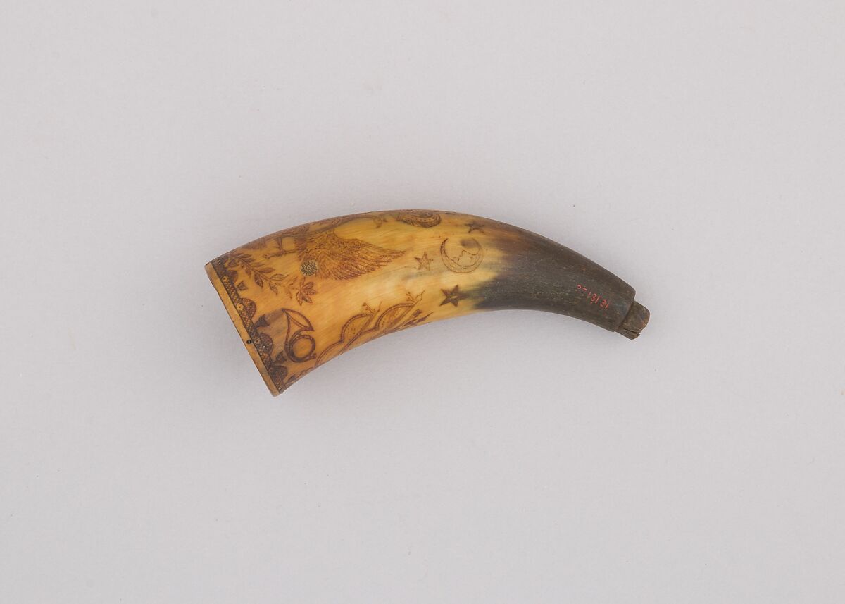 Powder Horn, Horn (cow), American