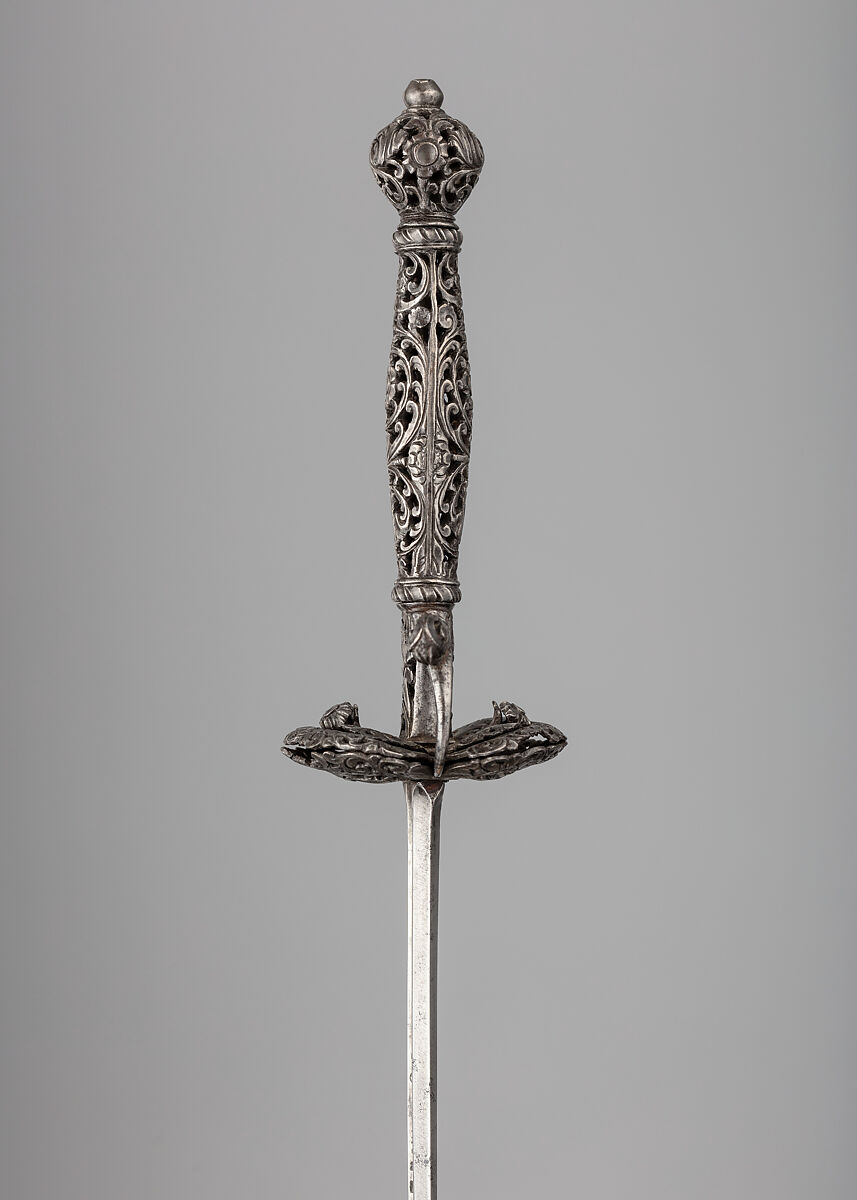 Page's Sword, Johann Tetsche (German, active Solingen, 1700–1742), Steel, hilt, Italian; blade, German, Solingen