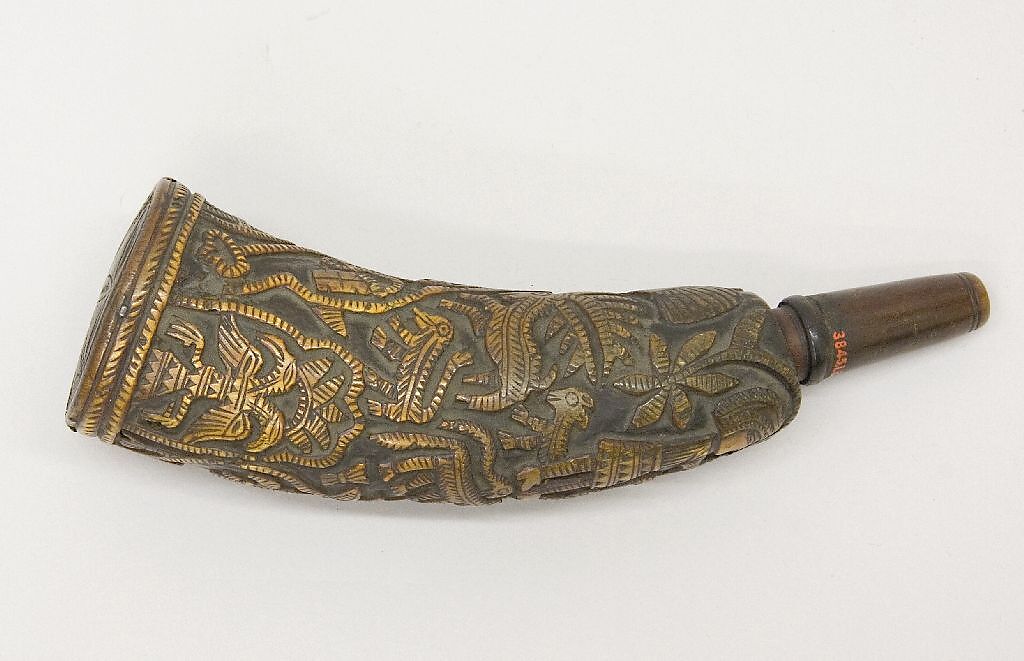 Powder Flask, Horn (cow), possibly Scandinavian
