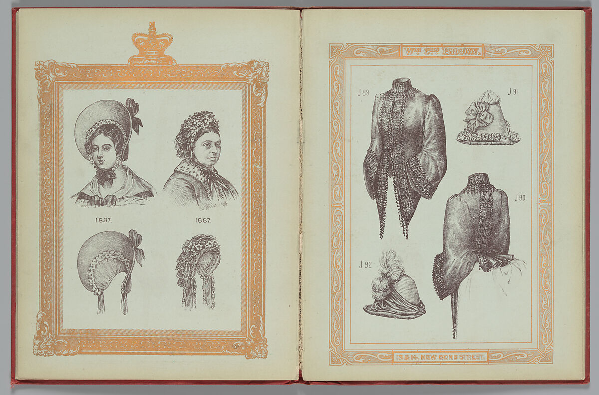 Fashions 1837-1887, William Charles Brown (British, active late 19th century), Woodburytypes