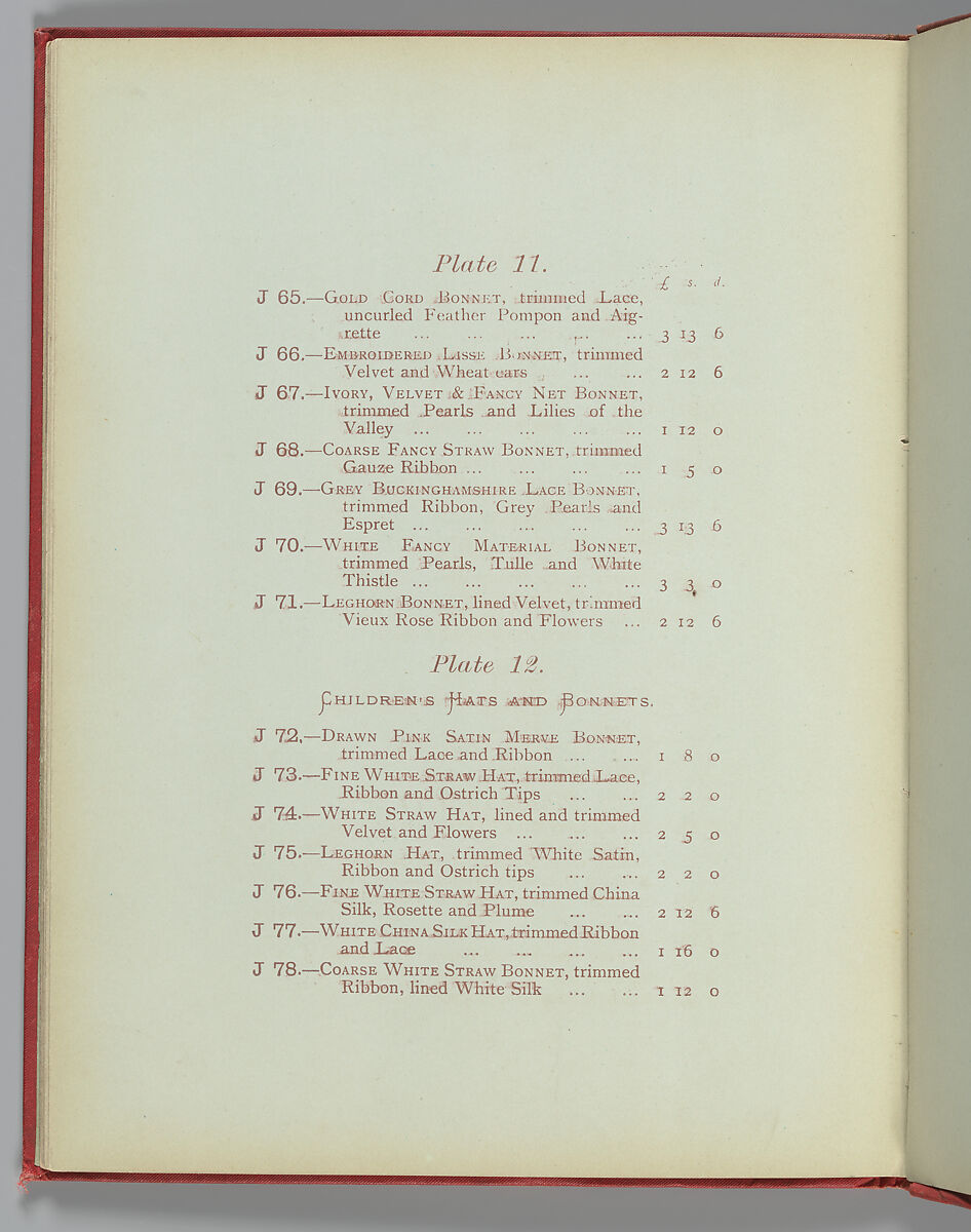Fashions 1837-1887, William Charles Brown (British, active late 19th century), Woodburytypes