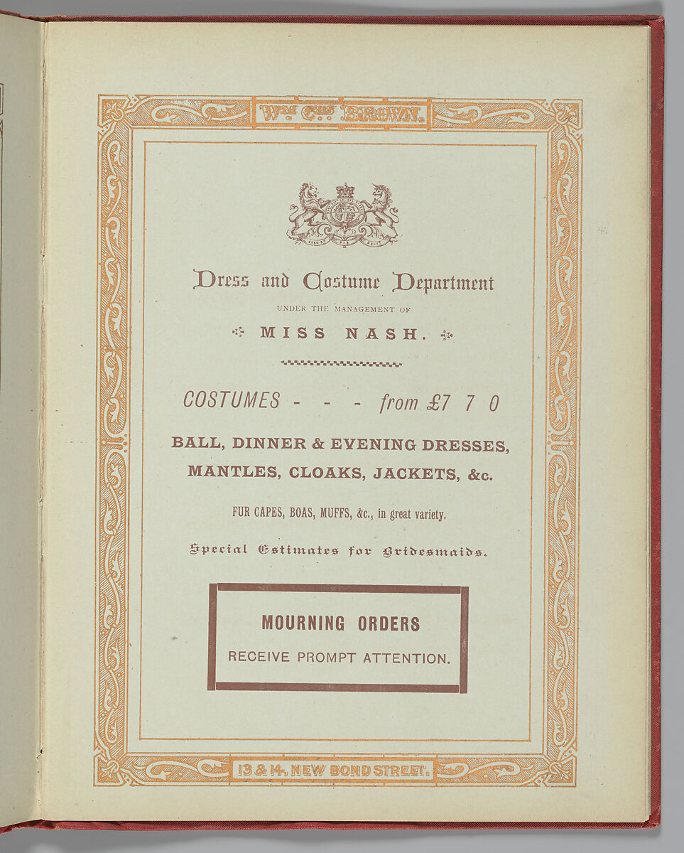Fashions 1837-1887, William Charles Brown (British, active late 19th century), Woodburytypes