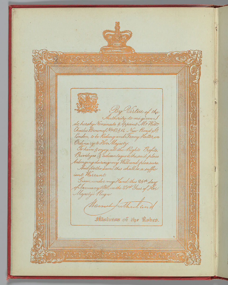 Fashions 1837-1887, William Charles Brown (British, active late 19th century), Woodburytypes