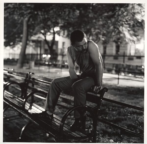 Man in Park, Peter Hujar (American, Trenton, New Jersey 1934–1987 New York), Gelatin silver print 