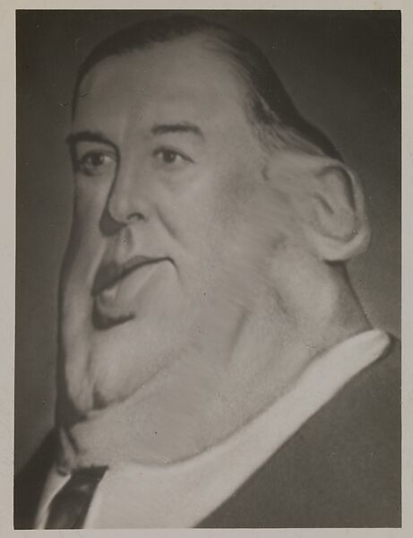 [Distortograph: William Hale "Big Bill" Thompson, Mayor of Chicago], Herbert George Ponting (British, Salisbury, Wiltshire 1870–1935 London), Gelatin silver print 