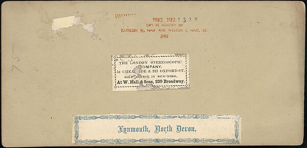 [Group of 250 Stereograph Views From the London Stereoscopic Company, 1860-1870, Many Hand-Colored to Illustrate Books], London Stereoscopic Company (British), Albumen silver prints