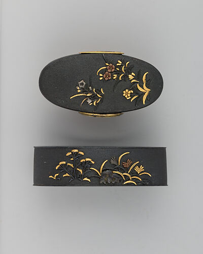 Sword-Hilt Collar and Pommel (Fuchigashira)