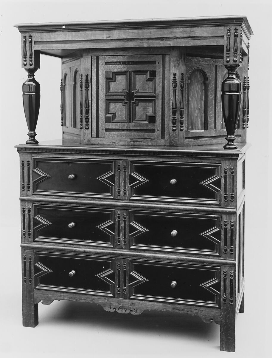 Press Cupboard, Oak, maple, chestnut, tulip poplar, American 