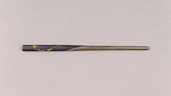 Split Hair Dressing Tool (Kogai) | Japanese | The Metropolitan Museum of Art