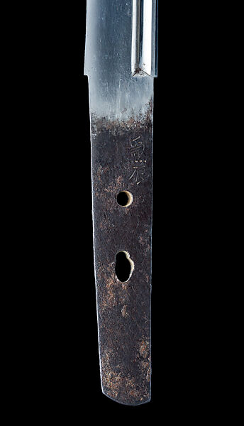 Blade and Mounting for a Dagger (Tantō), Steel, wood, gold, iron, silver, Japanese