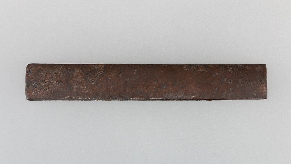 Knife Handle (Kozuka), Iron, gold, Japanese