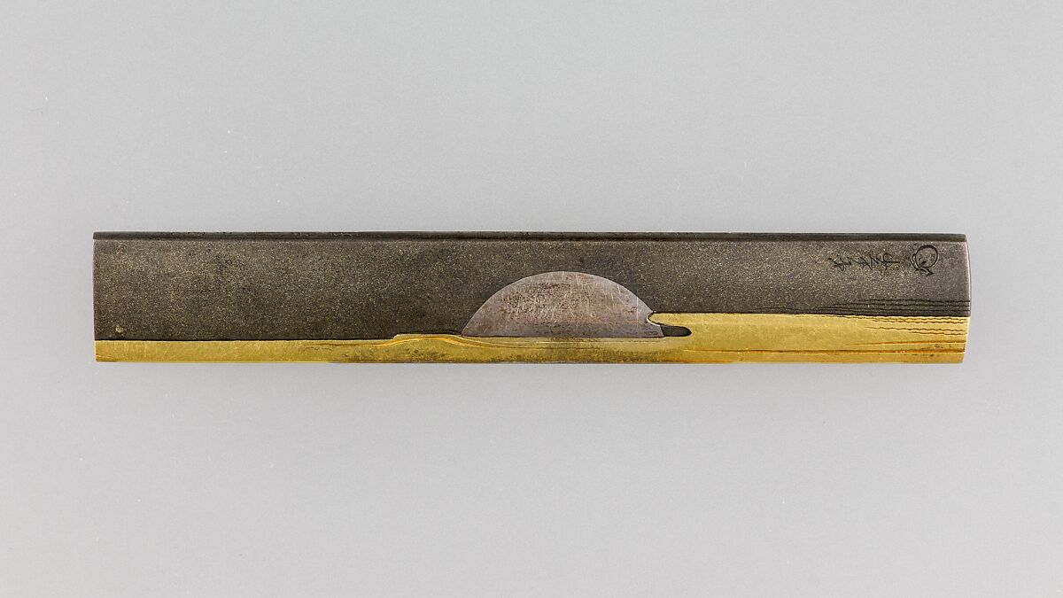 Knife Handle (Kozuka), Copper-silver alloy (shibuichi), copper-gold alloy (shakudō), gold, silver, Japanese