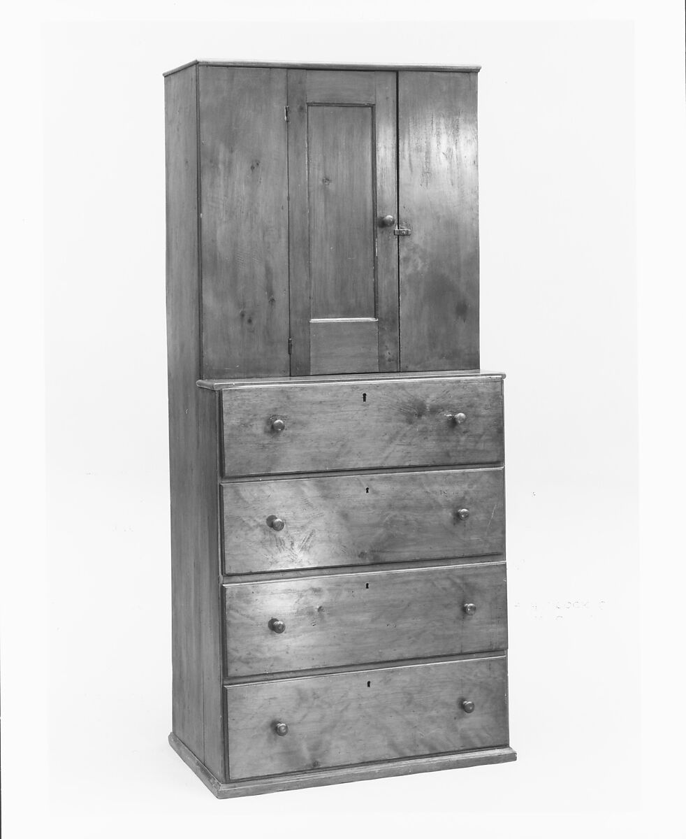 Cupboard, United Society of Believers in Christ’s Second Appearing (“Shakers”) (American, active ca. 1750–present), Pine, American, Shaker