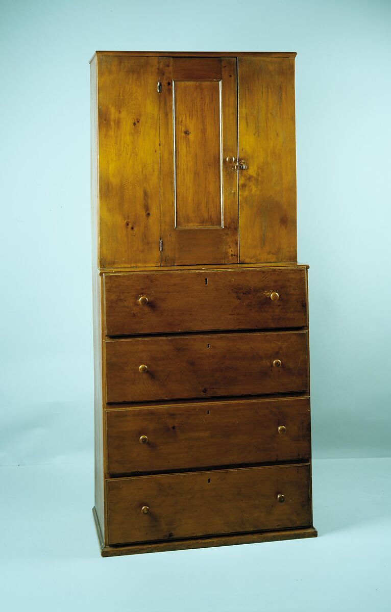 Cupboard, United Society of Believers in Christ’s Second Appearing (“Shakers”) (American, active ca. 1750–present), Pine, American, Shaker