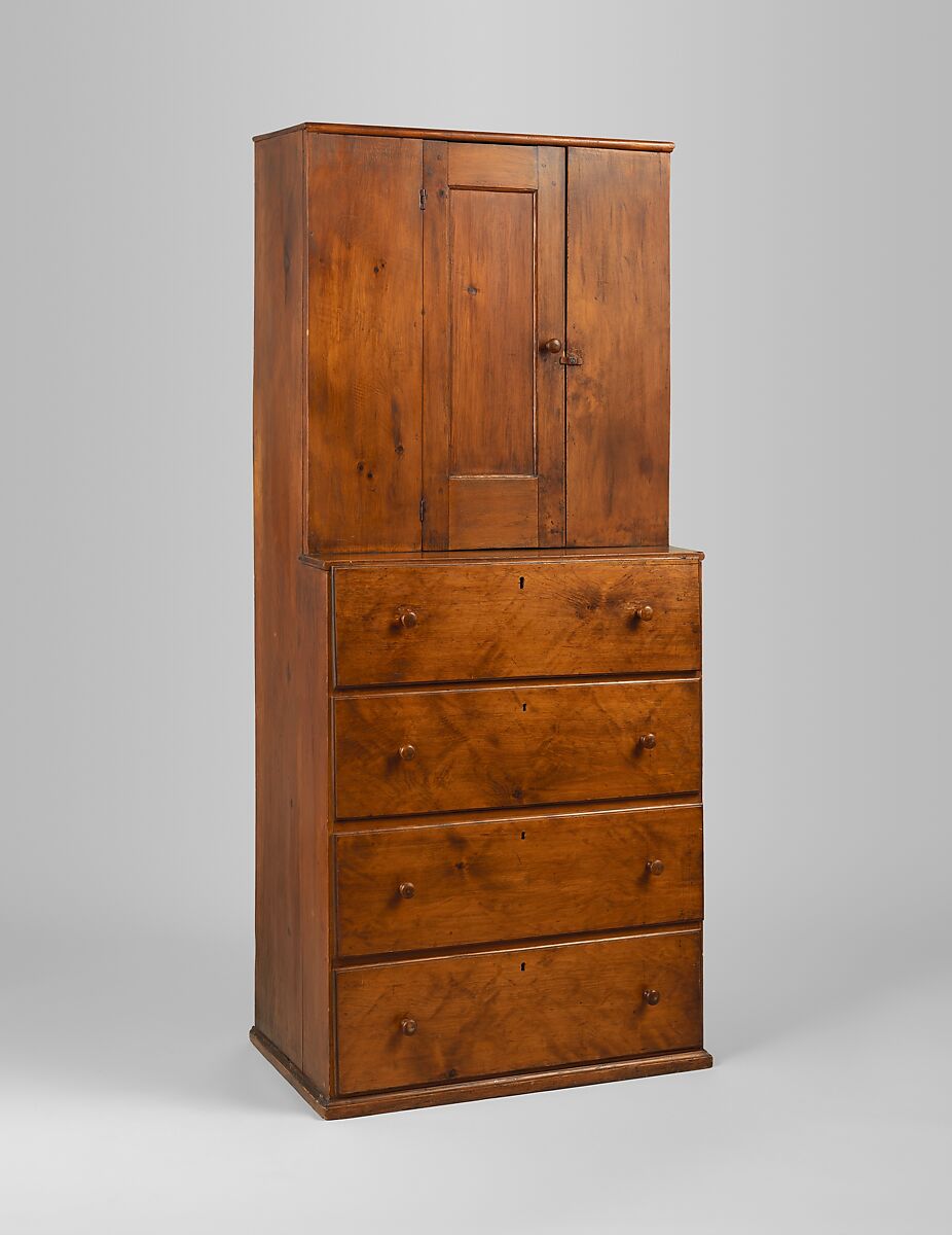 Cupboard, United Society of Believers in Christ’s Second Appearing (“Shakers”) (American, active ca. 1750–present), Pine, American, Shaker 