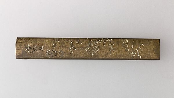 Knife Handle (Kozuka), Copper-silver alloy (shibuichi), gold, silver, copper-gold alloy (shakudō), copper, Japanese