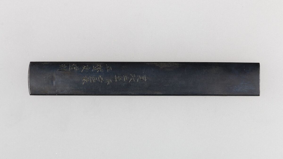 Knife Handle (Kozuka), Copper-silver alloy (shibuichi), copper-gold alloy (shakudō), silver, Japanese
