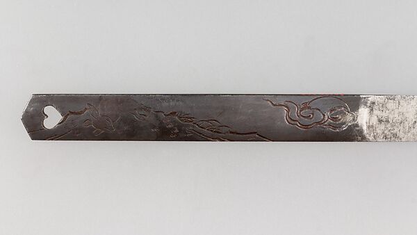 Knife Handle (Kozuka), Steel, Japanese