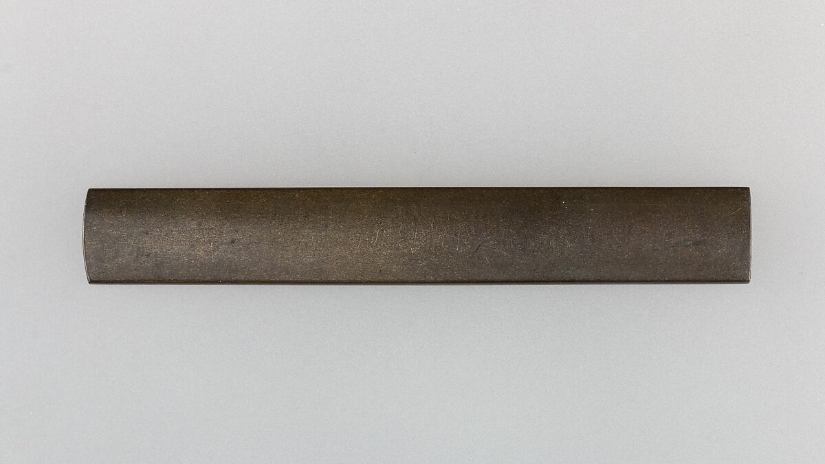 Knife Handle (Kozuka), Copper-silver alloy (shibuichi), gold, silver, copper, Japanese