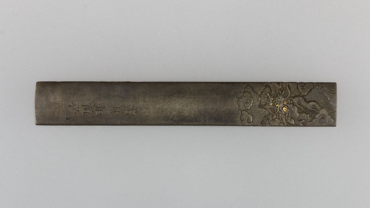 Knife Handle (Kozuka), Copper-silver alloy (shibuichi), gold, silver, copper-gold alloy (shakudō), Japanese