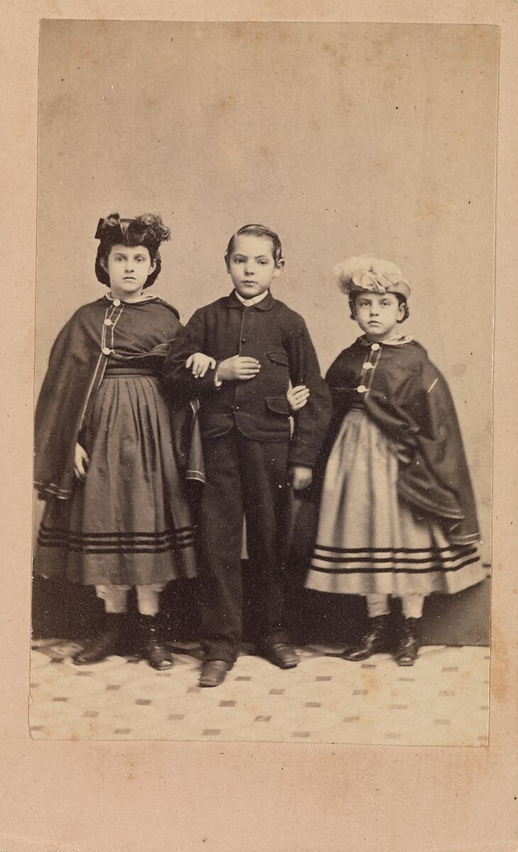 Rebecca, Charley and Rosa, Slave Children from New Orleans, Myron H. Kimball (American, active 1860s), Albumen silver print from glass negative 