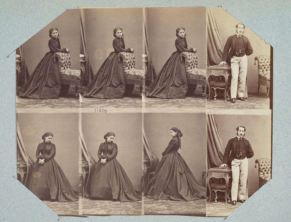 Costumes V, André-Adolphe-Eugène Disdéri (French, Paris 1819–1889 Paris), Albumen silver prints from glass negatives 