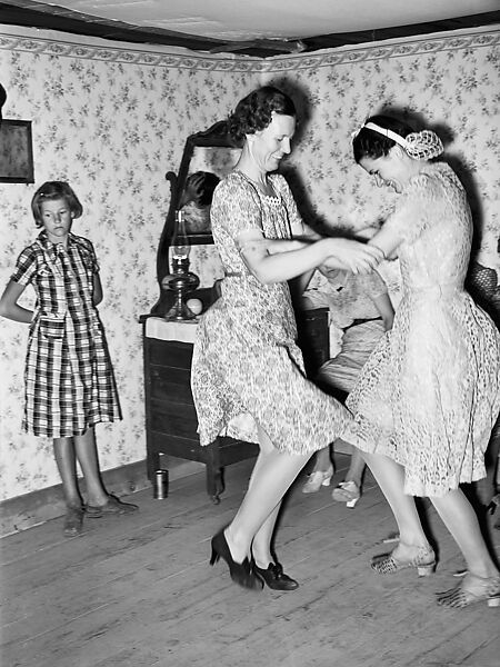 Couple at Squaredance, Debbie Grossman (American, born 1977), Inkjet print 