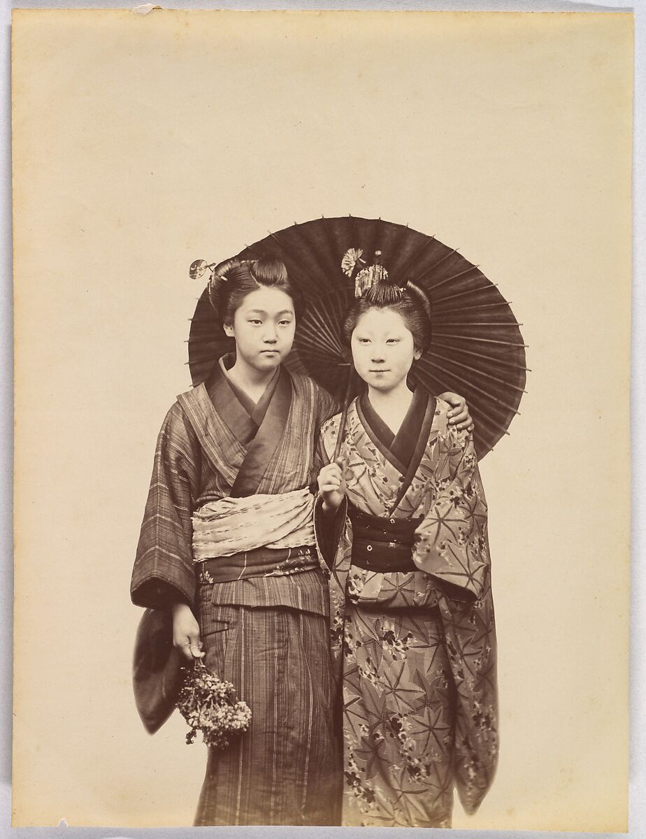 [Geisha Girls], Unknown, albumen silver print 