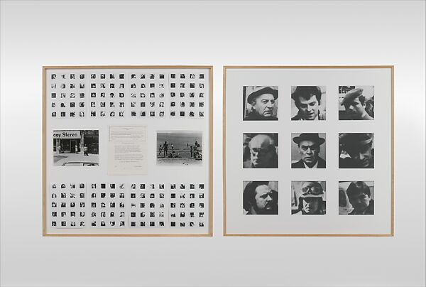 598 / Variable Piece #70 : 1971 (In Process) Global 1975, Douglas Huebler (American, 1924–1997), Gelatin silver prints and typescript 