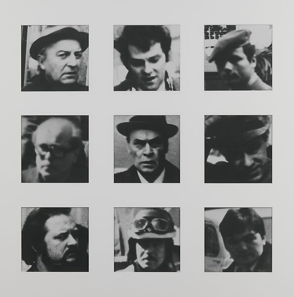 598 / Variable Piece #70 : 1971 (In Process) Global 1975, Douglas Huebler (American, 1924–1997), Gelatin silver prints and typescript