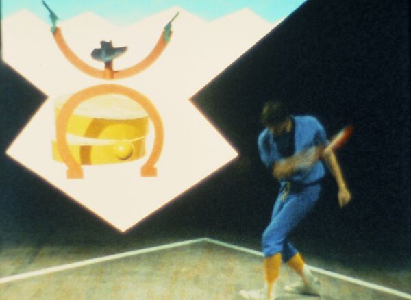 You the Better, Ericka Beckman (American, born 1951), Single-channel digital video, transferred from 16mm film, color, sound, 32 min.