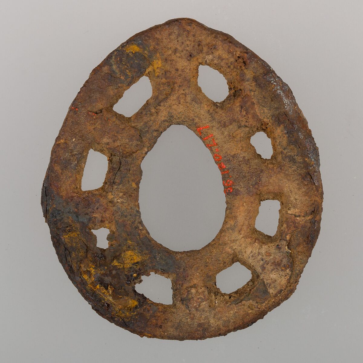 Sword Guard (Tsuba), Iron, Japanese
