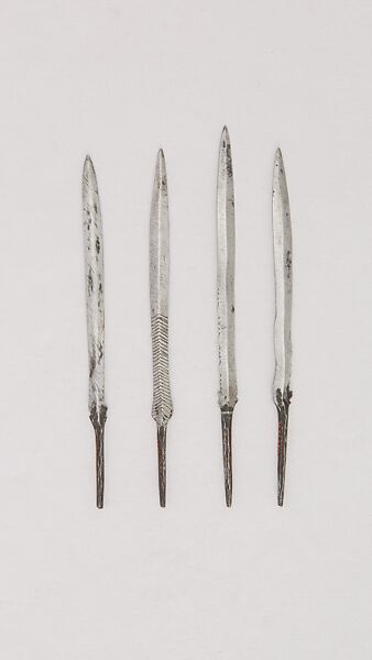 Four Cock's Spurs with Case, Balinese 