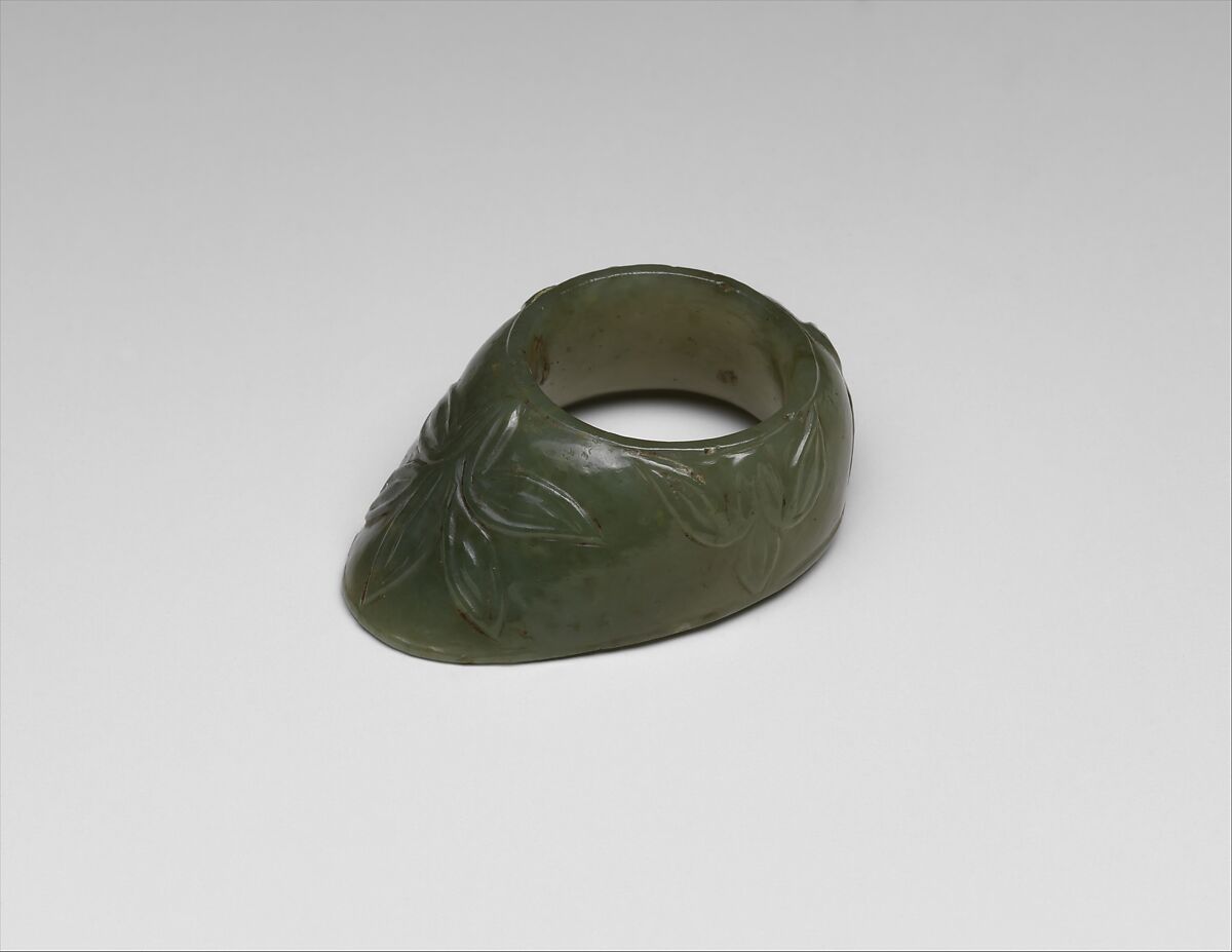 Archer's Ring, Jade, Indian 