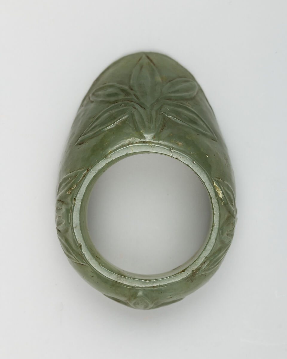 Archer's Ring, Jade, Indian