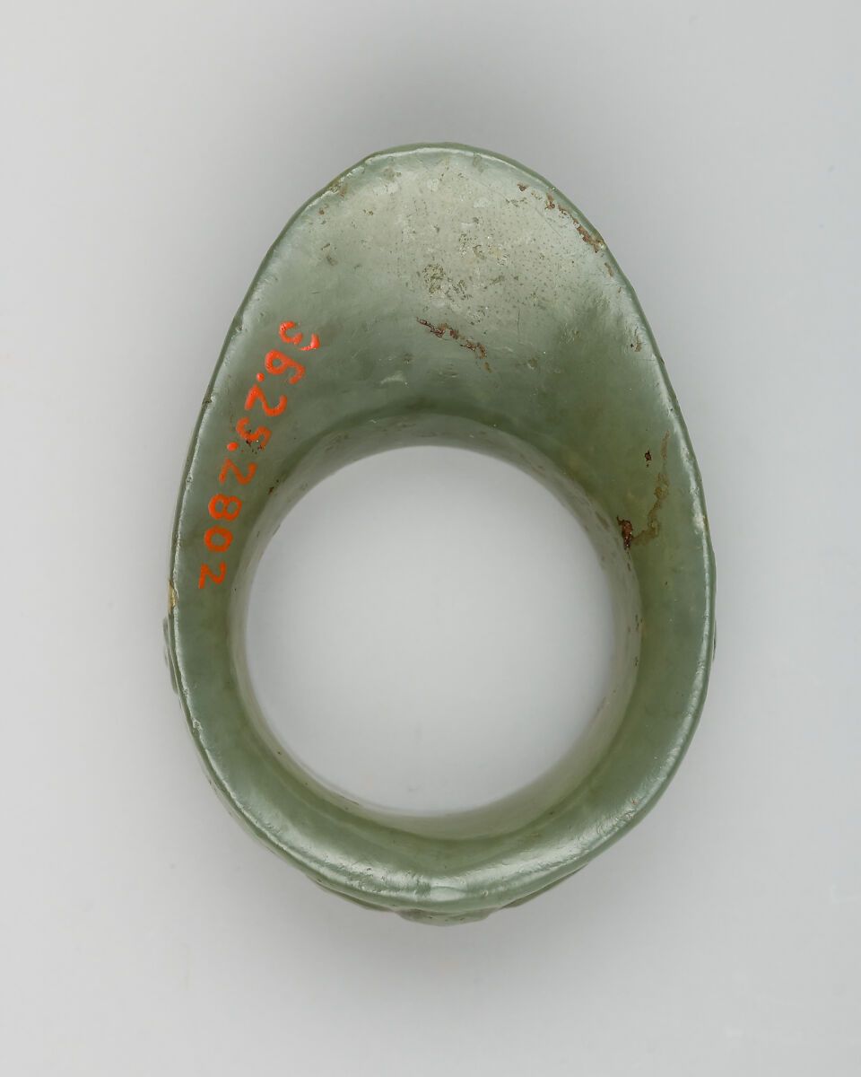 Archer's Ring, Jade, Indian