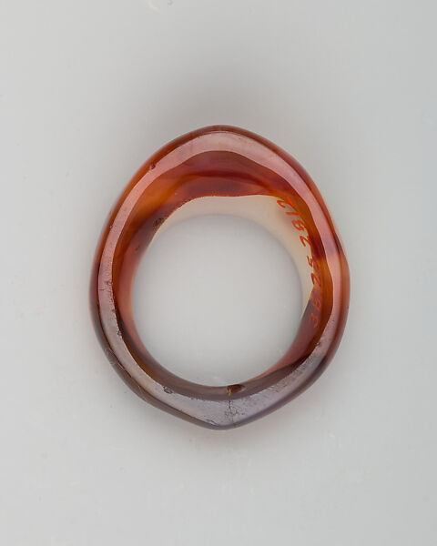 Archer's Ring, Agate, Turkish