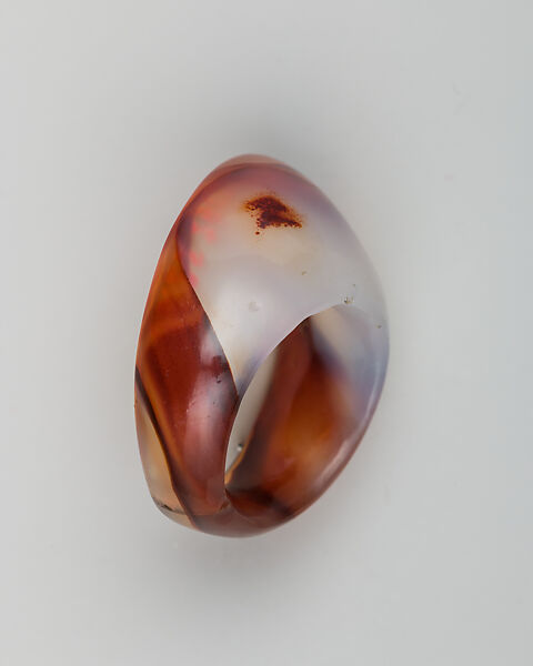 Archer's Ring, Agate, Turkish