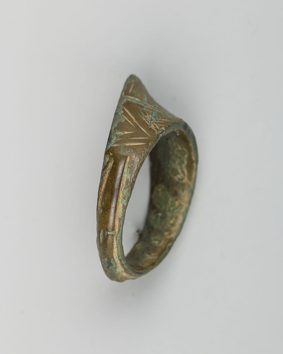 Archer's Ring, Bronze, Turkish