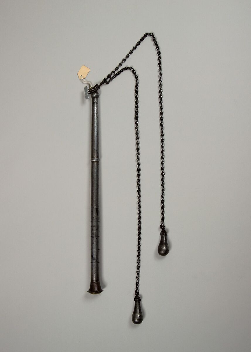 Flail, Iron, brass, Indian 