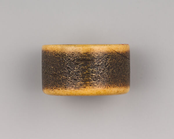 Bone, Dark Brown Archer's Ring, Bone, Chinese 