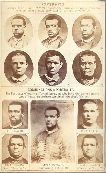 [Composite Portraits of Criminal Types], Francis Galton (British, 1822–1911), Albumen silver print from glass negative 
