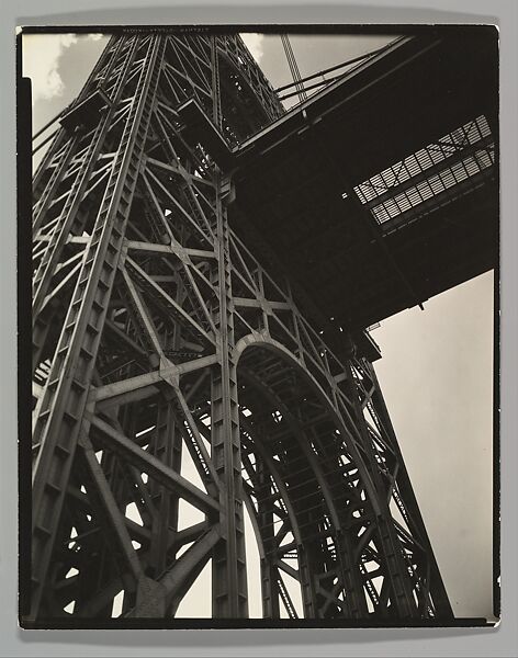 George Washington Bridge, Riverside Drive and 179th Street, Manhattan, Berenice Abbott (American, Springfield, Ohio 1898–1991 Monson, Maine), Gelatin silver print 