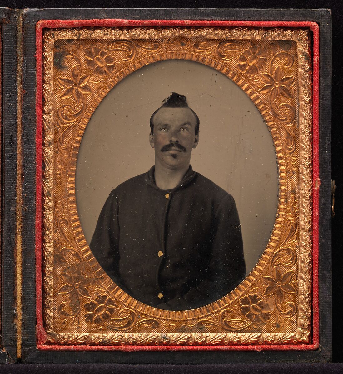 Corporal Hiram Warner, Company C, Second United States Sharp Shooters, Unknown (American), Tintype