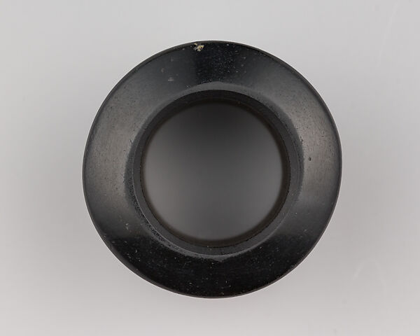 Archer's Ring, Black glass, Chinese
