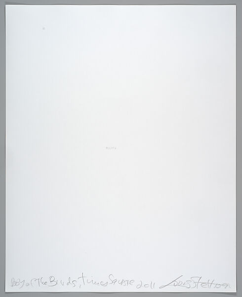 Boy of the Birds, Times Square, Louis Stettner (American, New York 1922–2016 Saint-Ouen, France), Gelatin silver print