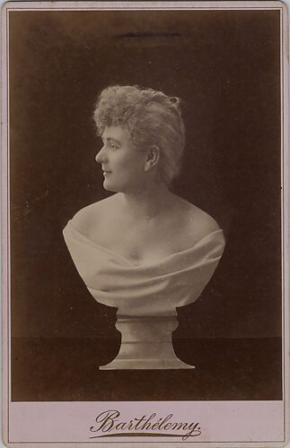 [Female Portrait Bust on Pedestal]