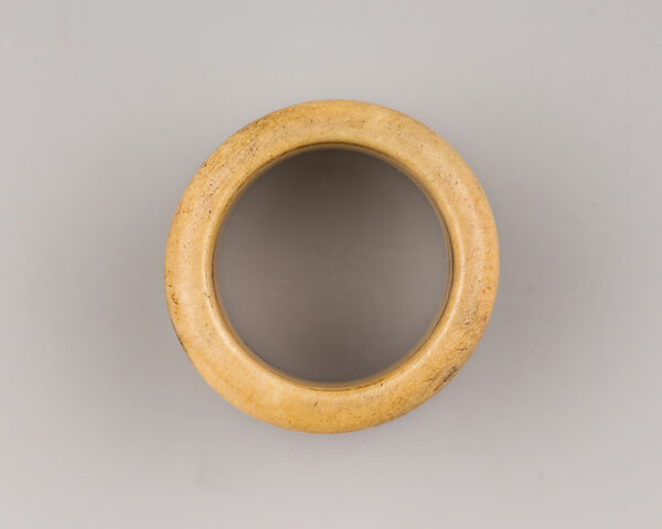 Staghorn Archer's Ring, Horn (deer), Chinese, Beijing