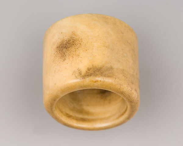 Staghorn Archer's Ring, Horn (deer), Chinese, Beijing