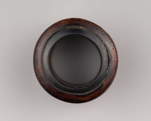 Mottled Wood Archer's Ring, Wood, Chinese